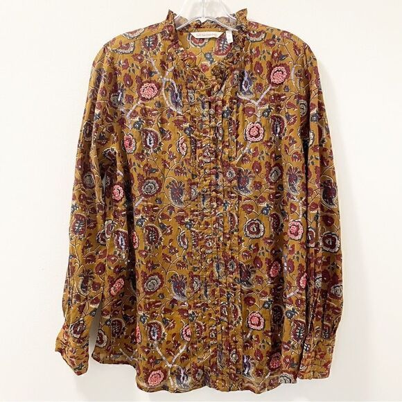 Soft Surroundings Embellished Paisley Blouse - Size Small - Picture 1 of 5